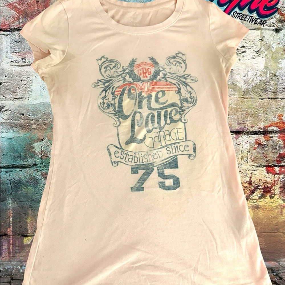 Cream Graphic T-Shirt